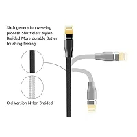 ShopMagics 3-in-1 Cable for Karbonn KX25 USB Cable | High Speed Rapid Fast Turbo Android  Tablets Car Mobile Cable With Micro/Type-C/iPh USB Multi Charging Cable (3 Amp, GM3)-thumb2