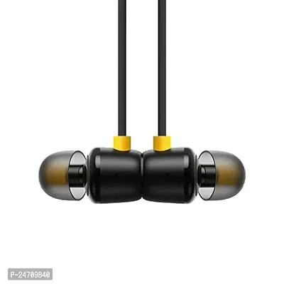 ShopMagics Earphones for ZTE Blade A7 Vita Earphones Original Like Wired in-Ear Headphones Stereo Deep Bass Head Hands-Free Headset Earbud with Built in-line Mic, 3.5mm Jack (RM2, Black)-thumb2