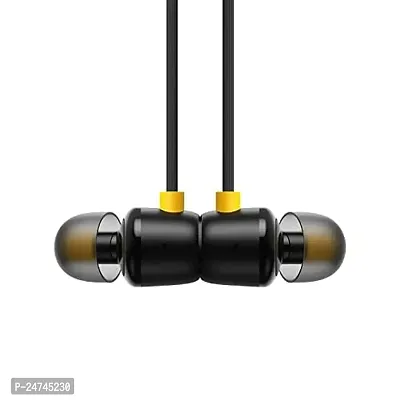 Earphones for Sam-Sung Galaxy C7 (2017) / C 7 Earphones Original Like Wired In-Ear Headphones Stereo Deep Bass Head Hands-free Headset Earbud With Built in-line Mic, 3.5mm Jack (RM2, Black)-thumb2