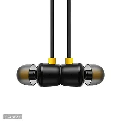 ShopMagics Earphones for Sam-Sung Galaxy J3 2018 Earphones Original Like Wired in-Ear Headphones Stereo Deep Bass Head Hands-Free Headset Earbud with Built in-line Mic, 3.5mm Jack (RM2, Black)-thumb2