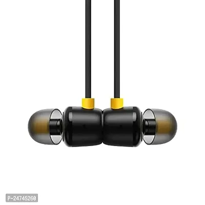 ShopMagics Earphones for Infinix Smart 7 Earphones Original Like Wired in-Ear Headphones Stereo Deep Bass Head Hands-Free Headset Earbud with Built in-line Mic, 3.5mm Jack (RM2, Black)-thumb2