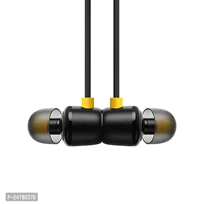 ShopMagics Earphones for Itel A44 Pro Earphones Original Like Wired in-Ear Headphones Stereo Deep Bass Head Hands-Free Headset Earbud with Built in-line Mic, 3.5mm Jack (RM2, Black)-thumb2