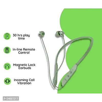 Bluetooth Earphones for Infinix Smart 6 HD Earphones Original Like Wireless Bluetooth Neckband in-Ear Headphones Headset with Mic, Deep Bass, Sports Earbuds (25 Hours, VBR3)-thumb5