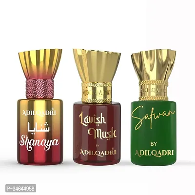 Shanaya, Lavish Musk And Safwan Attar Perfume Set 5.5 Ml Each Pack Of 3-thumb0