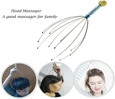 COREY Head Massager Manual Head Massager,Tingler Tools Neck Massage Octopus Scalp Stress Relax, (Multicolor).-thumb1