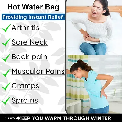 Health Product Heat Hot Water Bottle Electric Rechargeable Heating Pads, Relief Wrap Rechargeable Heating Bag 1000 ml Hot Water Bag  (Multicolor)-thumb3