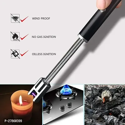 Flexible Long USB Plasma Lighter for kitchen BBQ  Electric  Electronic  Lighter-thumb0