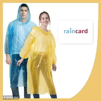 COREY Credit Card Size Travelling Pocket Fit Easy to Use Rain Card for Men and Women-thumb3