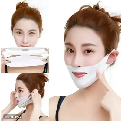 Castle Kart V Shape Mask Massage Face Firming Mask Chin facial Lifting Mask Wrinkle Shaper V Line Mask Slimming Beauty Skin Care Tool Lady