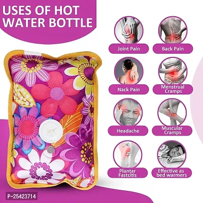 Castle KartElectrothermal Hot Water Bag,Heating Gel Pad-Heat Pouch Hot Water Bag, Electric Hot Water Bag, Heating Pad for Joint, Muscle Pains, Warm Water Bag Many Colours And Designs Electric 1-thumb3