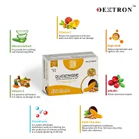 Castle Kart Dextron Glutathione Infused Haldi Chandan Soap Bar Naturally Luminous, Skin-Whitening Formula for All Skin Types(Pack Of 2)-thumb1