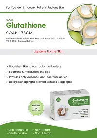 C_K SWR Glutathione Soap with Coconut extract for skin Whitening  Brightening (Pack of 2 x 75 g)-thumb2