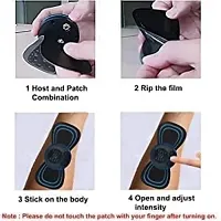 EMS Foot Massager Mat -Foot Massager Pad for Pain Plantar Relief, Muscle Relaxation, Foldable Legs  Feet Massager Pad with 8 Modes, 19 Levels (With Free Mini Massager)-thumb4