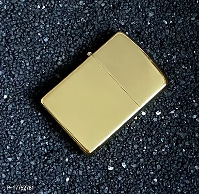 Earth Refillable Golden Small Pocket Cigarette Lighter-thumb0