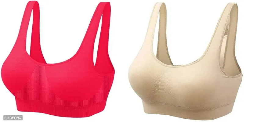 Women's Cotton Non Padded Non Wired Bra (Pack Of 2)