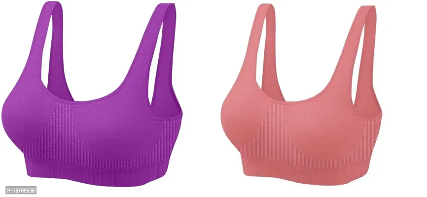 Women Air Cotton Non Padded Non-Wired Seamless Bra