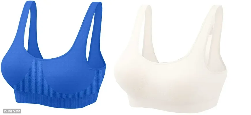 Buy Woman Air Cotton Non Padded Air Bra (Pack Of 2) Online In
