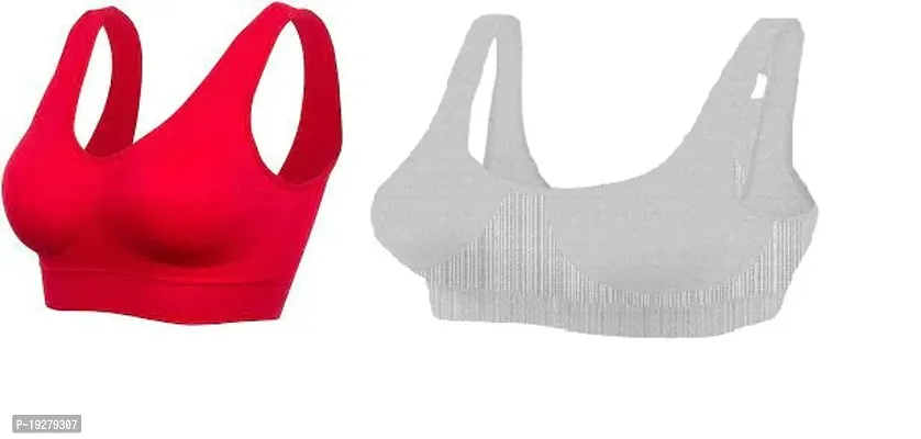 Buy Women Air Cotton Non Padded Non-Wired Bra (Pack Of 2) Online In India  At Discounted Prices