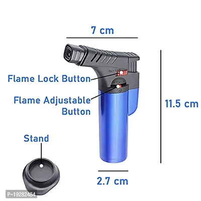 Windproof Jet Flame Gun Thrower Ultra Light Butane Gas Fire Blow Torch for Soldering, Welding Flame Lighter