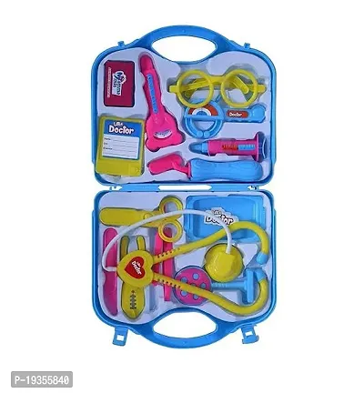 Vaishnavii Doctor Tool Kit for Kids | Doctor Pretend Play Toys with Backpack | Medical Role Play Educational Toy | Doctor Play Set Stethoscope Medical Kit - Blue-thumb0