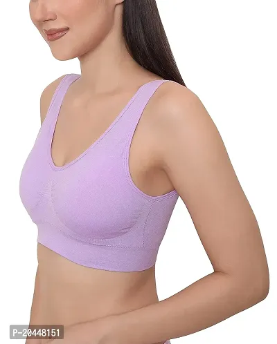 Vaishnavii Air Cotton Non Padded Non-Wired Air Sports Bra (Pack Of 1)