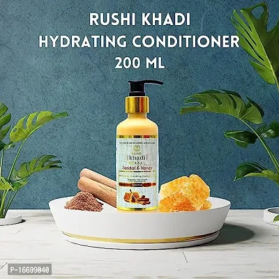Rushi Khadi Herbal Sandal  Honey Intensive Hydrating Conditioner 200ml-thumb3