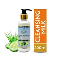 Rushi Khadi Cucumber with Aloevera Pore Clarifying Cleansing Milk 200ml|-thumb1