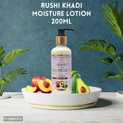 Rushi Khadi Peach With Avocado Ultra Moisture Lotion 200ML-thumb3