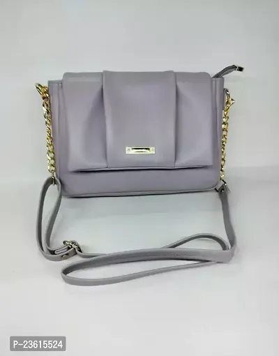 Stylish Fancy Designer Leatherette Sling Bags For Women-thumb0
