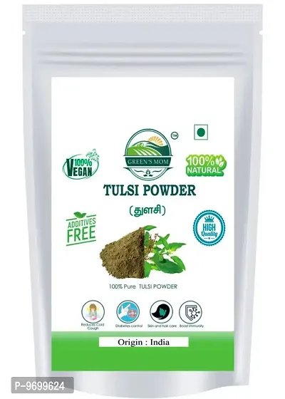 Natural Fresh TULSI POWDER for Boosts Immunity Reduces Cold, Cough And Other Respiratory Disorders Reduces Diabetes, Stress And Fatigue Hair And Skin care 500g