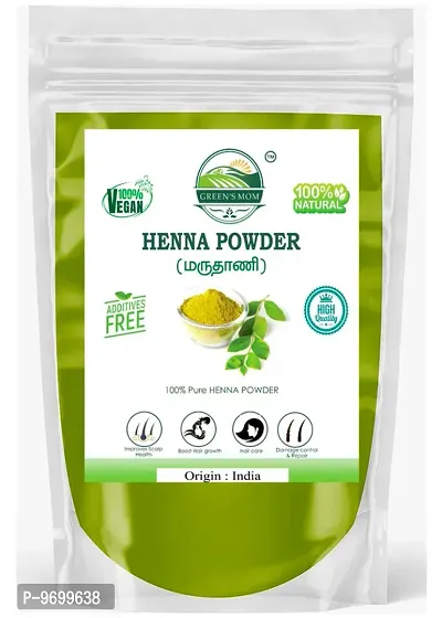 Natural Pure HENNA Powder for Improves Hair Growth And Coloring, Hair Shiny And Soft, Reduces Hair fall And Dandruff   250g-thumb0