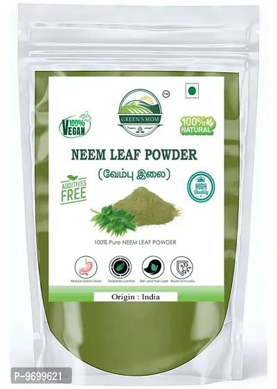 Natural Fresh NEEM LEAF POWDER Good for Immunity, Diabetes, Ulcer and Wound Healing, Dental and Oral Health, Purifies Blood, Dandruff, Hair Growth 500g-thumb0