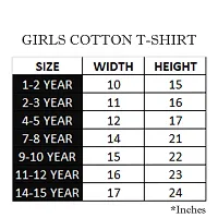 Stylish Multicoloured Cotton Printed Tee For Girls (Pack of 3)-thumb1