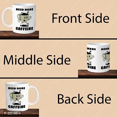 Premium 330ml Ceramic Printed Coffee Mug-thumb4