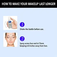 Long Lasting Makeup Fixer spray | With Aloe Vera and Vitamin E | make up fixer spray for women, Transparent, 115 ml-thumb2