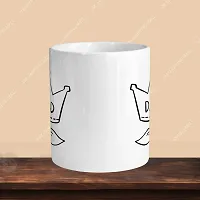 Premium 330ml Ceramic White Coffee Mug - dad- Single  Pack-thumb1