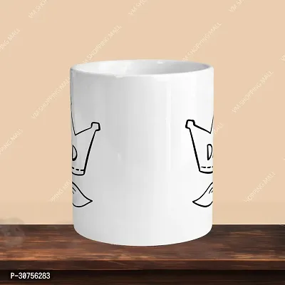 Premium 330ml Ceramic White Coffee Mug - dad- Single  Pack-thumb2