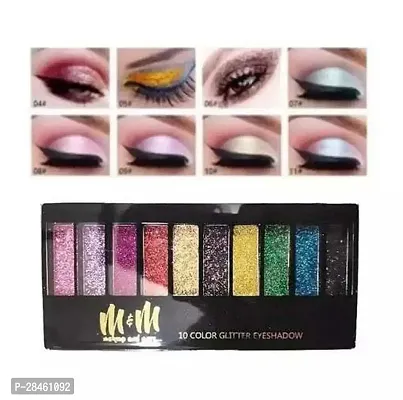 10 Color Glitter Pocket Eyeshadow Palette-thumb0