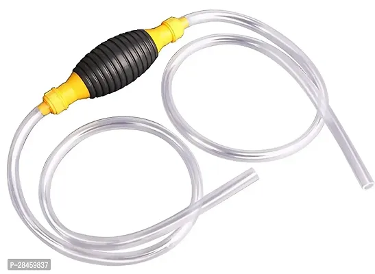 Fuel Transfer Pump Kit - Tank Sucker Latest High Flow Hand Pump Portable Manual Car Fuel Transfer Pump with 2M Hose for Petrol Diesel Oil Liquid Water Fish Tank (2 M)-thumb0