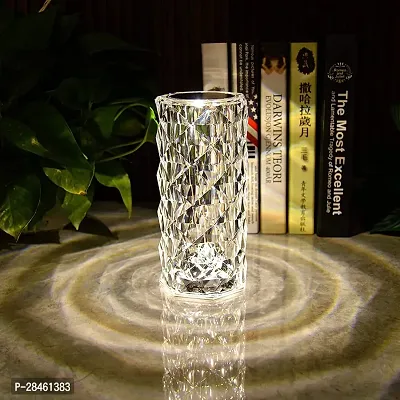 Crystal Rose Table Lamp with Remote Control-thumb0