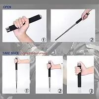 Occasion Self Defense Stick Strong Stainless Steel Security Cane High Impact Resistance, Durable, Light Weight, Scratch Proof, Anti Slip Bottom Security Stick/Walking Cane/Self Defence Stick-thumb1