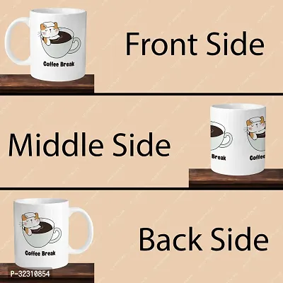 Premium 330ml Ceramic Printed Coffee Mug-thumb4