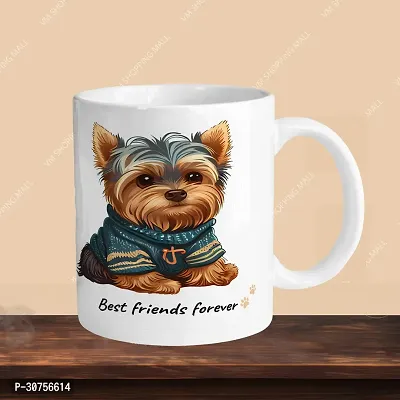 Premium 330ml Ceramic White Coffee Mug - best friend forever 01 - Single Pack-thumb3