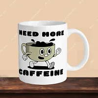 Premium 330ml Ceramic Printed Coffee Mug-thumb2