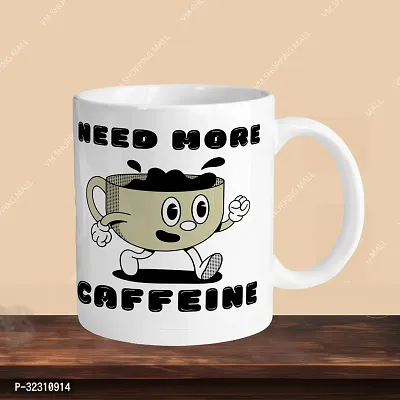 Premium 330ml Ceramic Printed Coffee Mug-thumb3