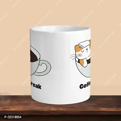 Premium 330ml Ceramic Printed Coffee Mug-thumb2