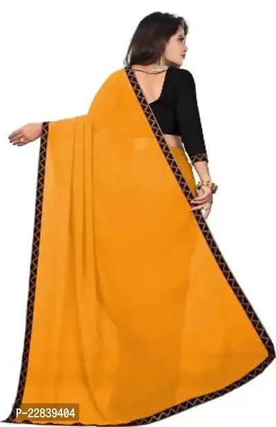 Stylish Fancy Designer Georgette Saree With Blouse Piece For Women-thumb2