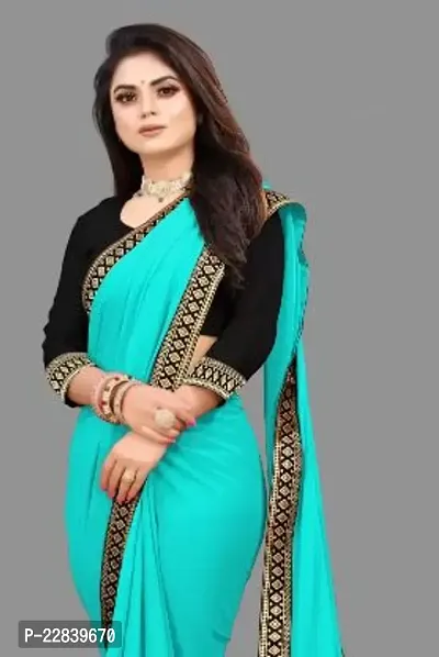 Stylish Fancy Designer Georgette Saree With Blouse Piece For Women