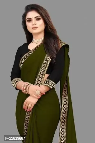 Stylish Fancy Designer Georgette Saree With Blouse Piece For Women