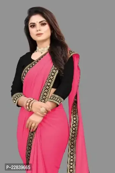 Stylish Fancy Designer Georgette Saree With Blouse Piece For Women